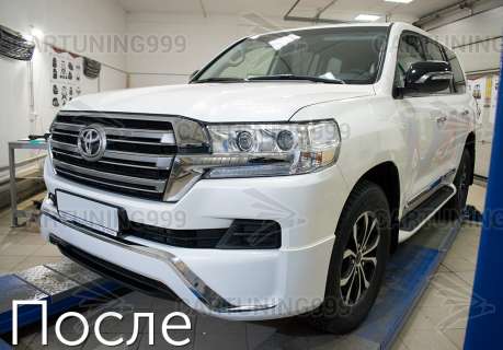 ����� Executive White Toyota Land Cruiser 200 