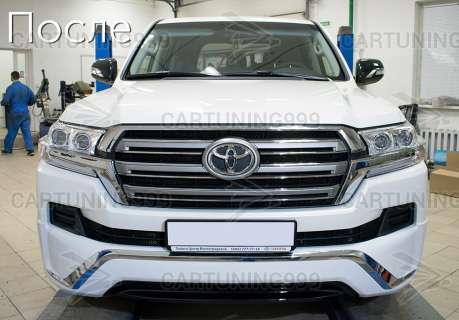 ����� Executive White Toyota Land Cruiser 200 